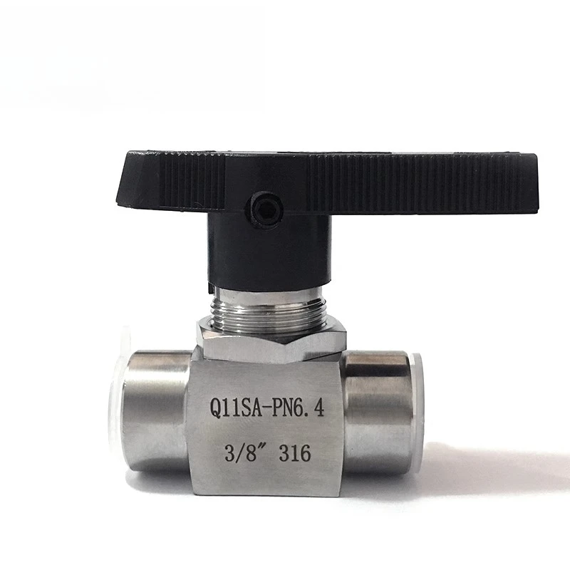 

Нержавеющая сталь 316L, шаровой кран высокого давления, шаровой кран с внутренней резьбой, приборный клапан Q11SA