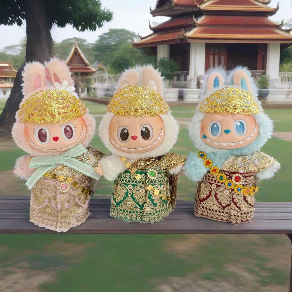 

Thai Style clothes For labubu 3.0 Big into energy Series Cloth Accessories Universal for Labubu V1/V2/V3