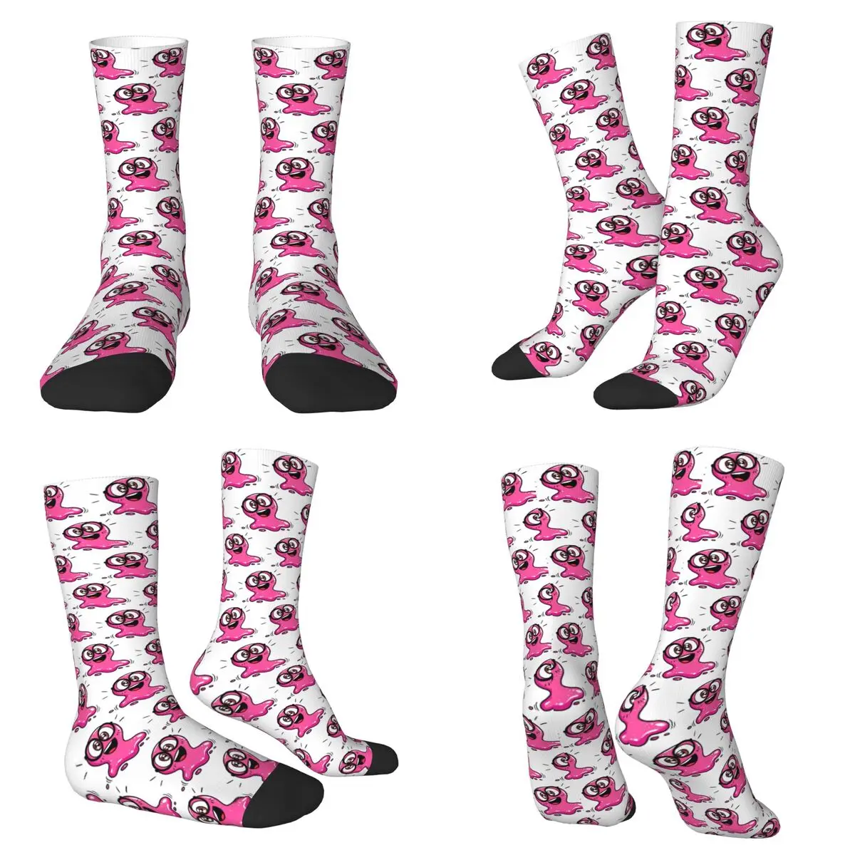 

Super Slick Slime Sam Socks Harajuku Sweat Absorbing Stockings All Season Long Sock Accessories for Mans Womans Birthday Present