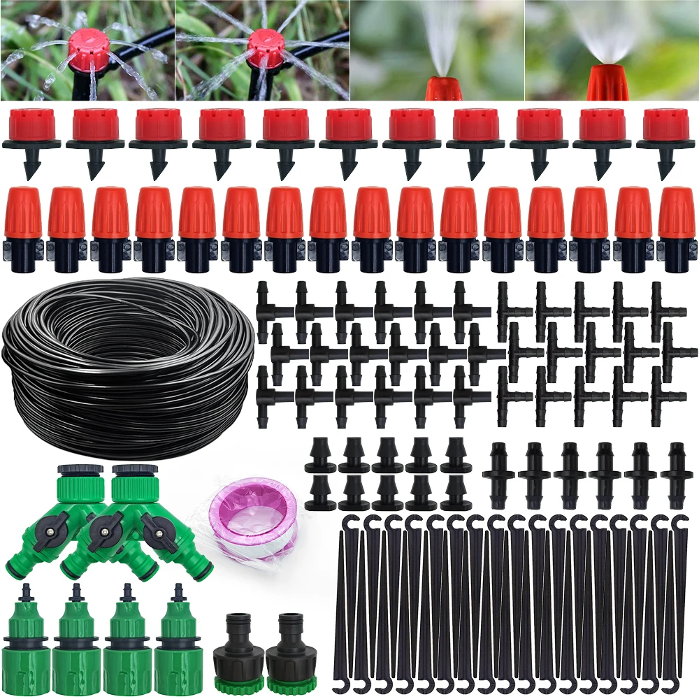 Irrigation System Garden Tools Drip Watering Kits Automatic Watering Hose With Adjustable Convenient Installtion Saveing Water