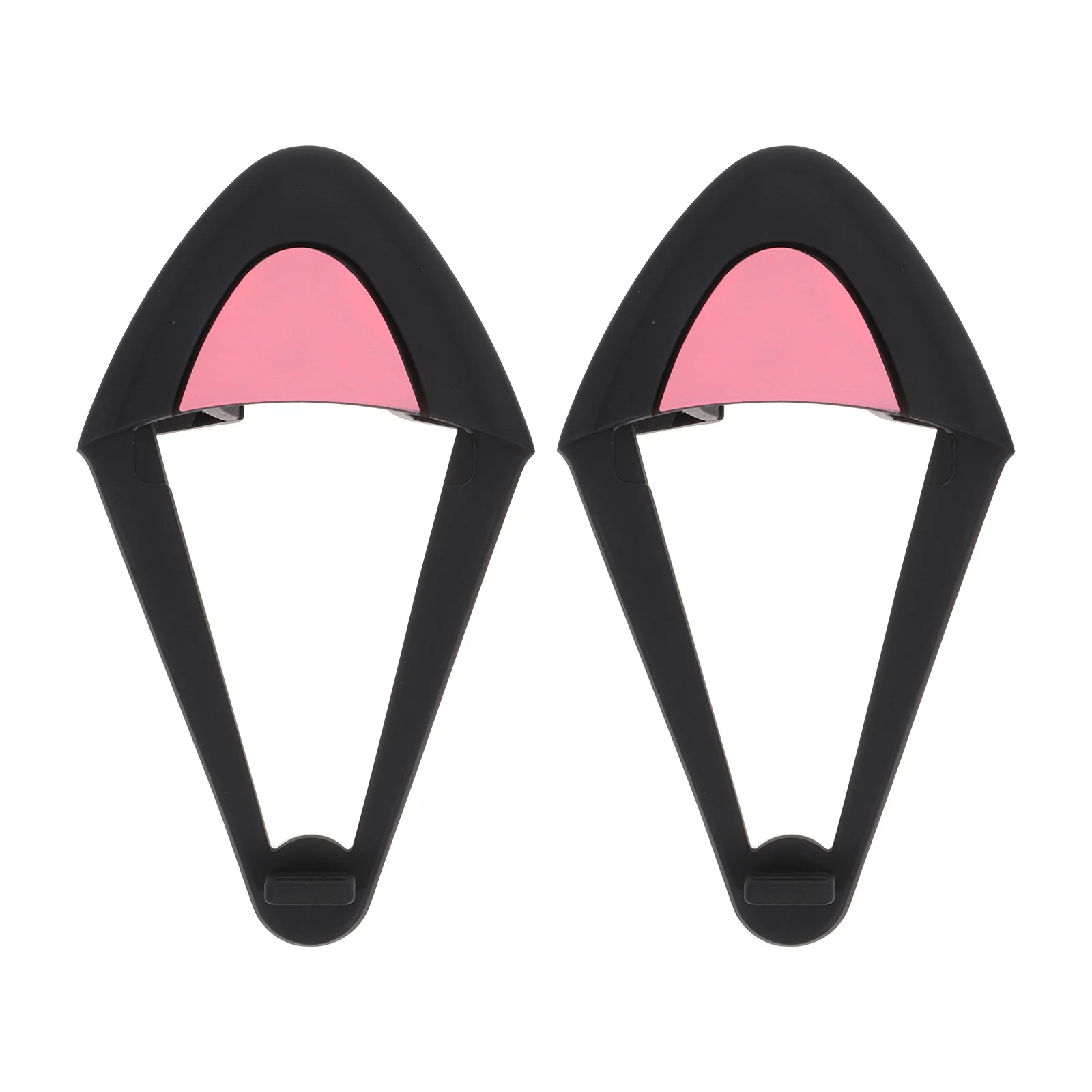 

Cat Ear Headphone Decorations Silica Gel Attachments Unique Design Fits Various Headphones Lovely Silicone Material