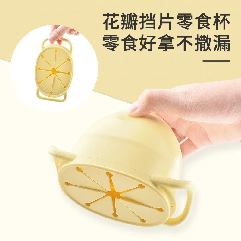 Baby Silicone Snack Container, Snack Cups for Toddlers Spill Proof, Food Grade Silicone Cups, Travel Essential,Solid Feeding New