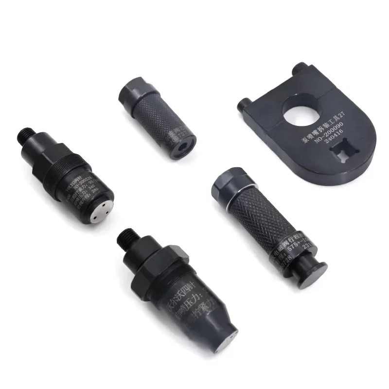 5PCS 2 Pin 4 Pin E1 E3 EUI Diesel Injector Adaptor, Spool Solenoid Valve Stroke Measuring Repair Tool for Volvo Delphi