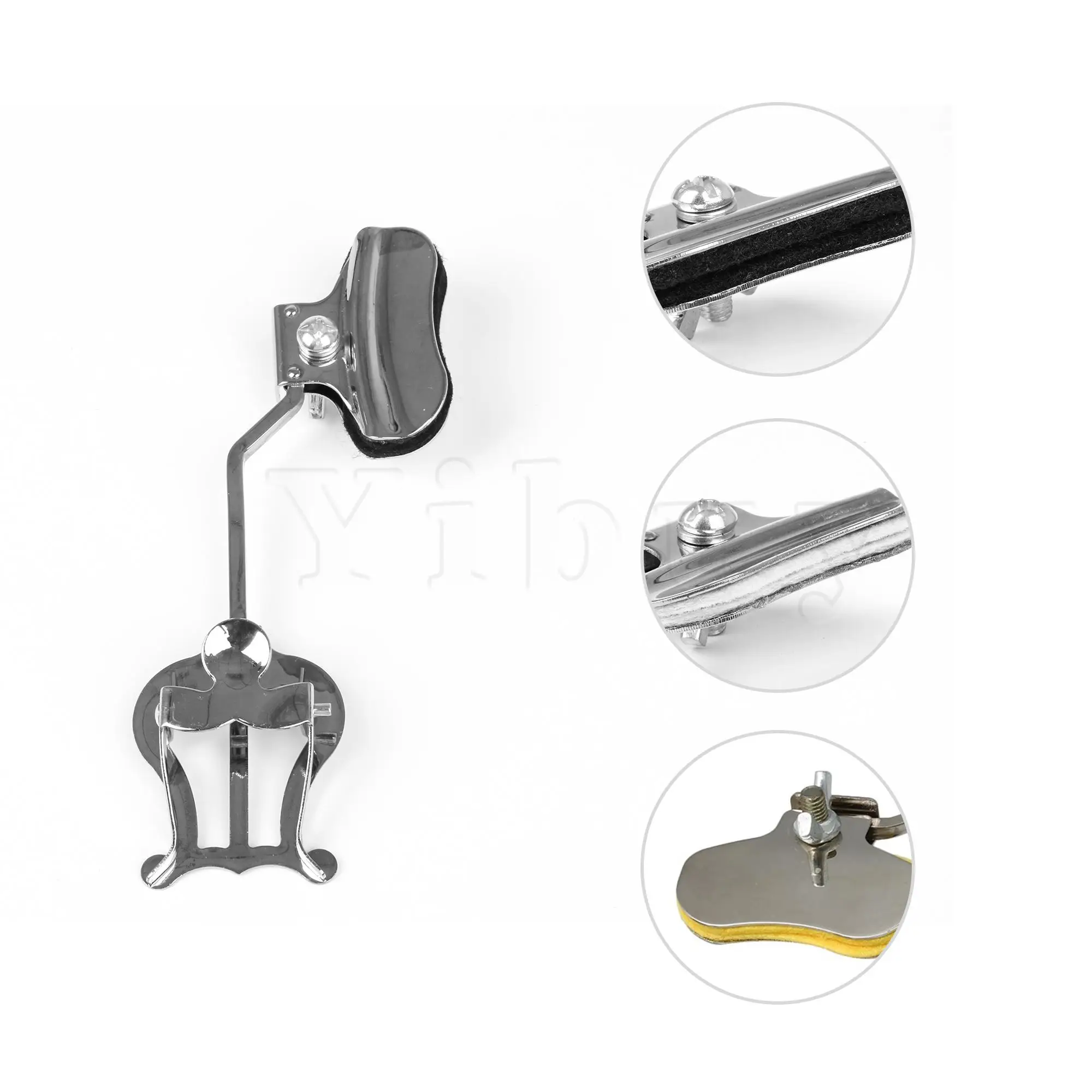 Yibuy 10Pcs Trumpet Marching Lyre Music Clip Holder for Music Lover 6.3 inches