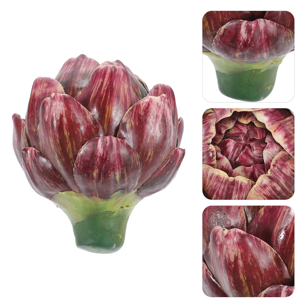 Alcachofa Artificial, Simulación de Vegetales Falsos, Decoración para Bodas, Fotografía, Exhibición en Tiendas, Decoración del Hogar, Accesorios
