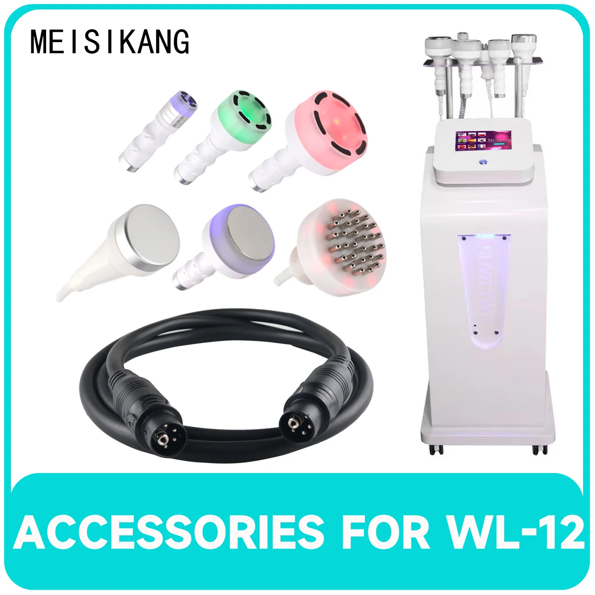 Meisikang Handle Spare Parts Weight Loss Slimming Machine Accessories for WL-12 Ultrasonic 80K Cavitation Radio Frequency