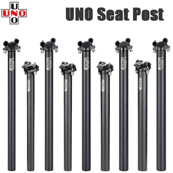 UNO Ultralight Bicycle Seatpost Aluminum MTB Road Mountain Bike Seat Post Seat Tube 25.4/27.2/28.6/30.9/31.6*350/400mm Bicycle