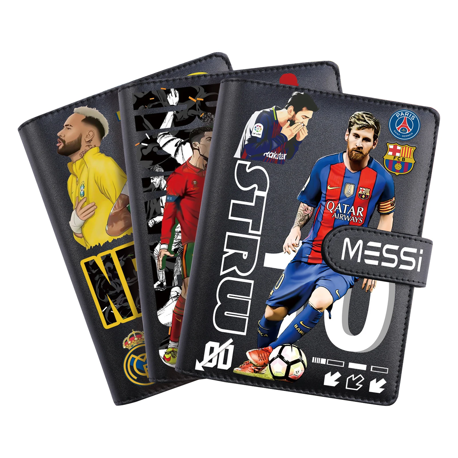 Soccer Notebook Soccer Lionel Messi CR7 Cristiano Ronaldo Neymar Da Silva Santos Júnior Kylian Mbappé Sports Student Real Madrid