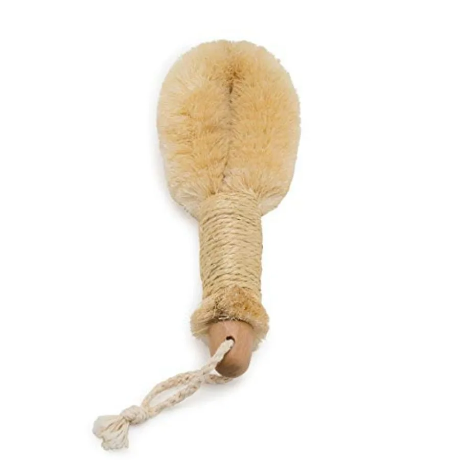 GranNaturals Bath and Shower Dry Skin and Body Sisal Brush Naturals Fibers to Improve Blood Circulation, Exfoliate Skin, and Re
