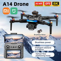 Xiaomi A14 Drone 8K Professional GPS HD Camera Drones 5G WIFI FPV Video 4k UAV large screen remote control Quadcopter RC Dron