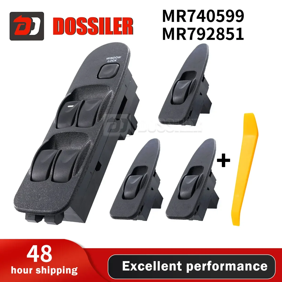 MR740599 MR792851 Dossiler Electric Master  Window Switch Lifter For Mitsubishi Carisma 1995-2006 For Mitsubishi Space Star