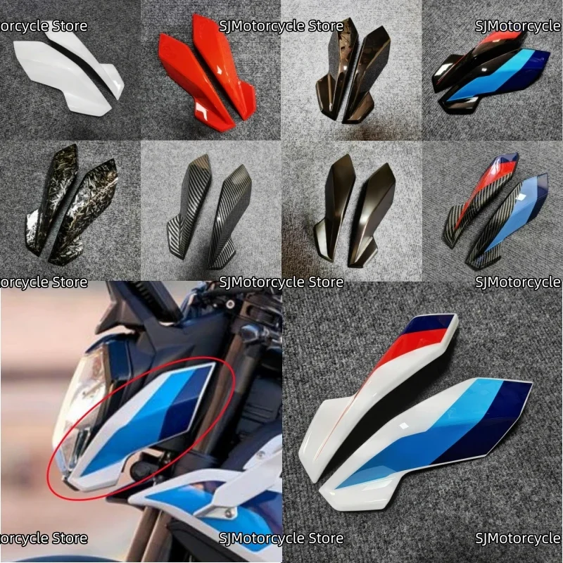 

Motorcycle ABS Head Side Panel Upper Front Headlight Nose Turn Signal Fairing Fit For BMW S1000R M1000R 2021 2022 2023-2024