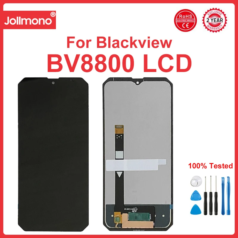 6.58 inches For Blackview BL8800 LCD Display BV8800 LCD Touch Screen Digitizer Assembly LCD For Blackview BL8800 Pro 5G LCD