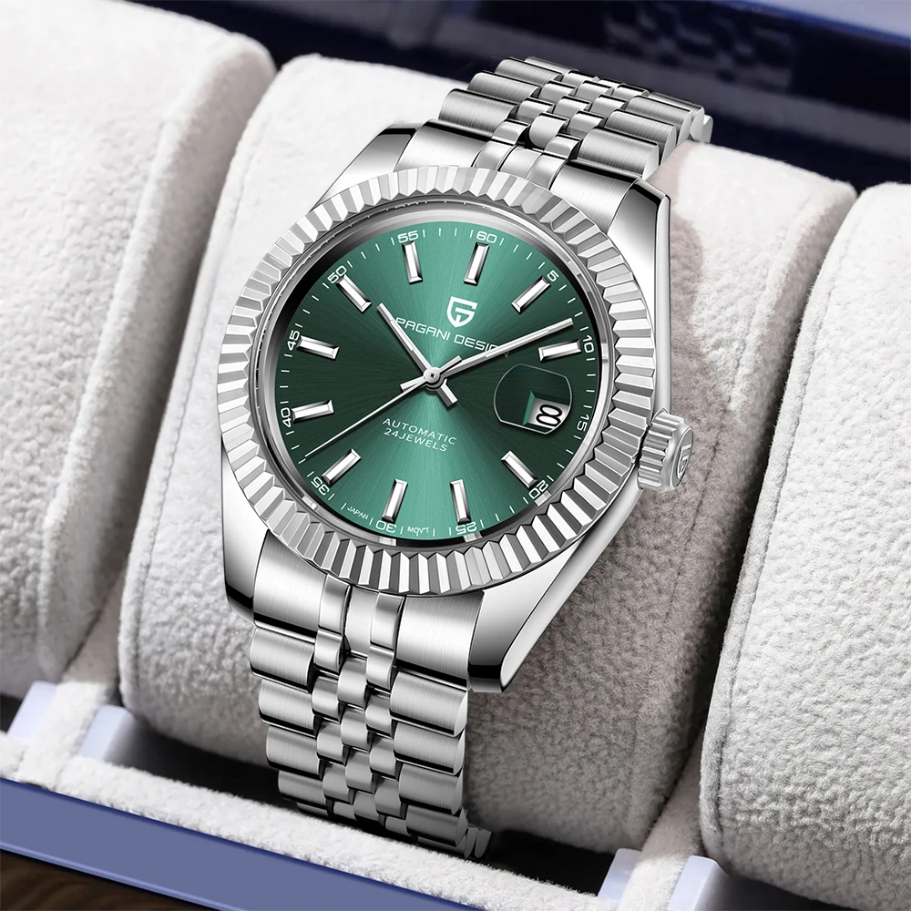 

PAGANI DESIGN Механические автоматические часы Топ Мужские роскошные часы Модные светящиеся часы из нержавеющей стали Водонепроницаемые часы для мужчин