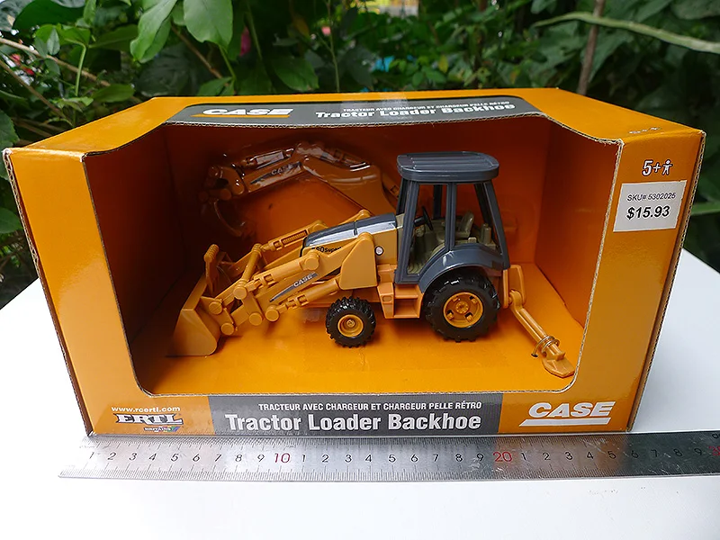 ERTL Diecast Alloy 1:32 Scale 14456 580 Super M Tractor Loader Backhoe Cars Model Adult Classics Toy Gifts Souvenir Display