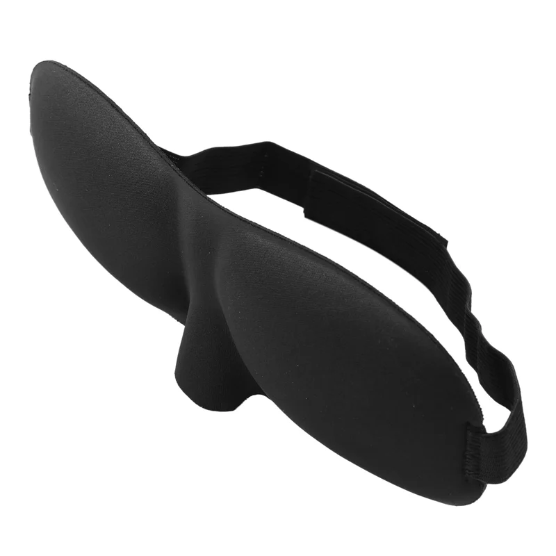 FAST-3X Sleep Eye Mask Sleeping Eye Blindfold Black Travel Sleep Aid Rest