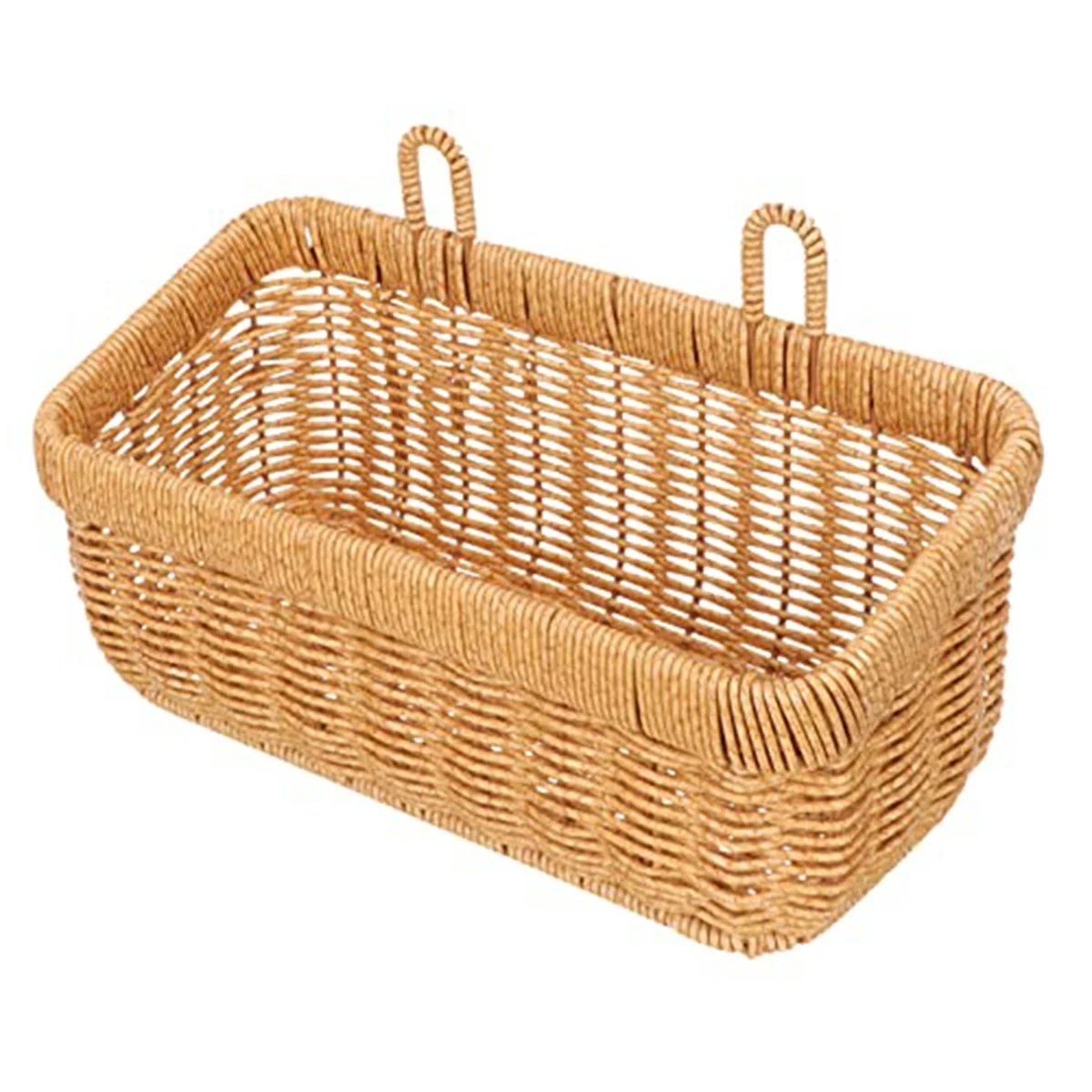 Ginger Garlic Storage Basket Pantry Sundries Organizer Sundries Storage Bin Wall Mount Basket Wicker Garlic Basket-B