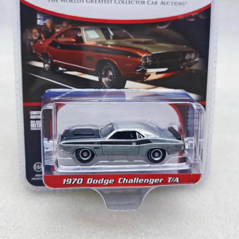 

Greenlight 1:64 1970 Challenger T/A, модель автомобиля из сплава, классический сувенир для взрослых, подарок, статический дисплей