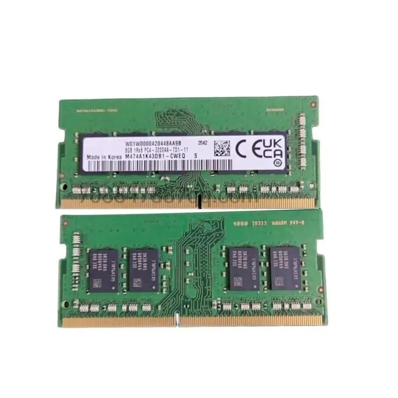 

original 100% authentique 8G 1RX8 PC4 3200 ECC SODIMM M474A1K43DB1-CWE