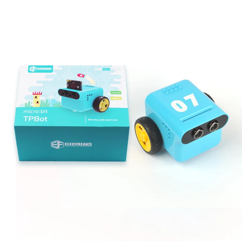 TPBot Car Kit ：Smart Car Robot Kit for micro:bit (without micro:bit board)