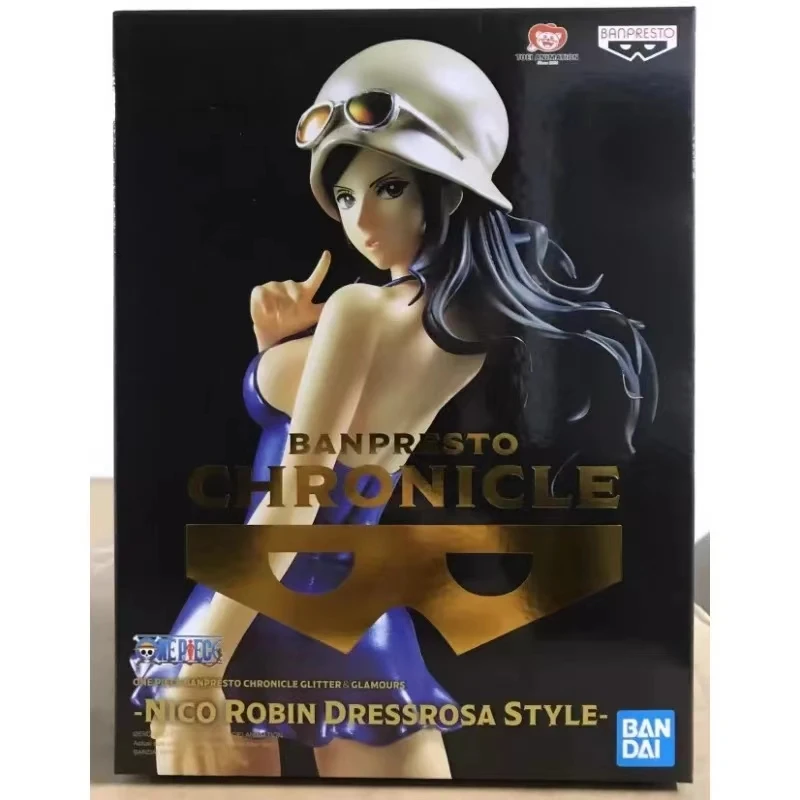 In Stock Genuine BANDAI Banpresto Japanese One Piece Glitter ＆ Glamours 25cm Nico Robin Anime Figure Model Toy Collectible Gifts