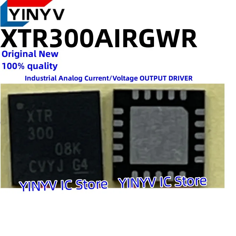 

5-20pcs XTR300AIRGWR XTR300 VQFN20 Industrial Analog Current/Voltage OUTPUT DRIVER Original New 100% quality