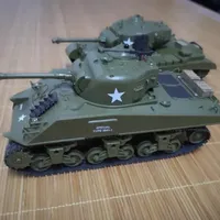 1/30 Rc Henglong Tanks Sherman Vs Pershing Infrared Battle Tanks 2.4ghz Rc Battling Panzer Remote Control Us Model Tank