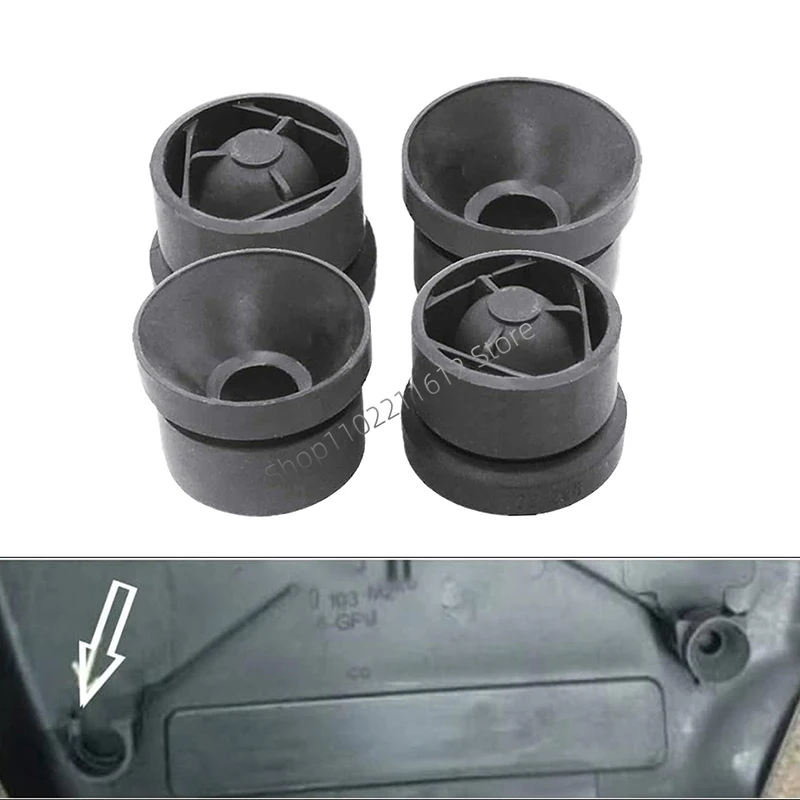 Car Engine Cover Grommet Rubber Buffer Stop Bumper Grommet Shock Absorbing Accessories for Audi VW Touareg Beetle Skoda 06A10322