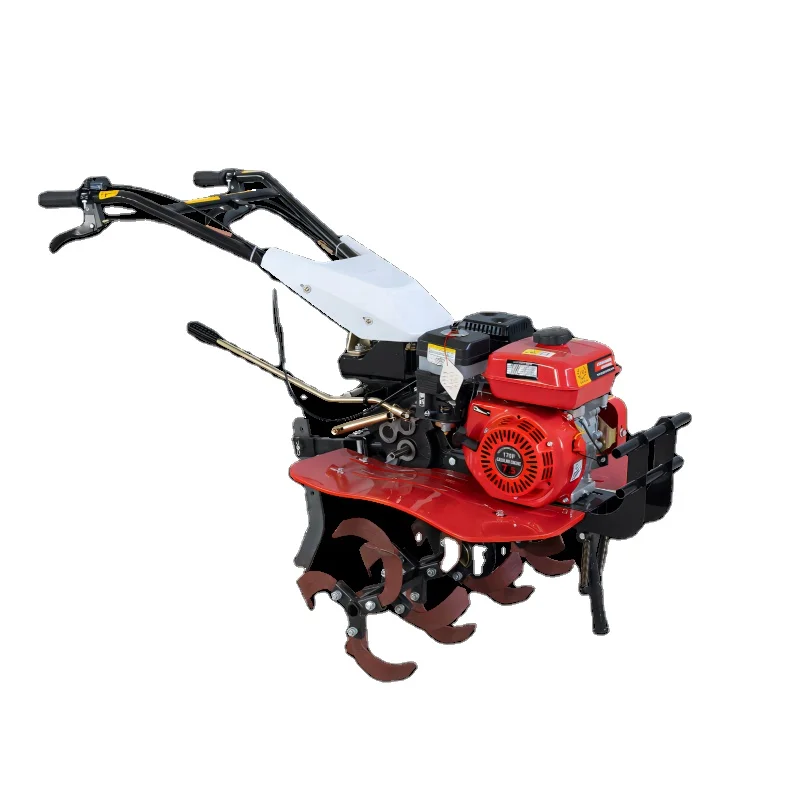 Belt Drive 2WD  Mini Power Tiller Multifunctional Cultivating Machine Agricultural Equipment