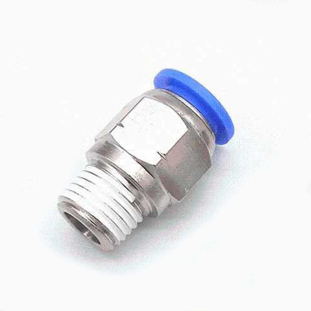 الأمريكية NPT الخارجية الموضوع NPT 1/8 "1/4" 3/8 "1/2" PC هوائي موصل سريع بولي Hose خرطوم أنابيب الهواء 4 6 8 10 12 مللي متر 6-N01 8-N02