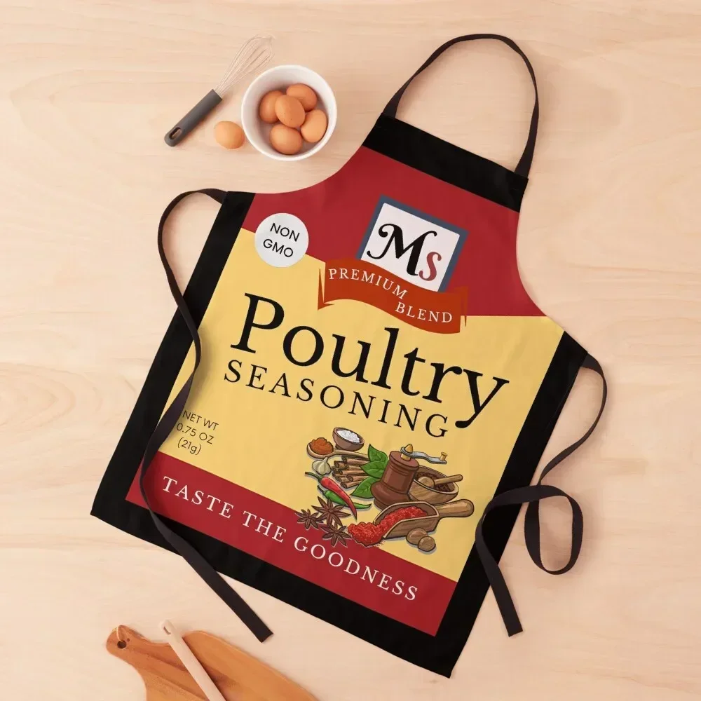 

Poultry Seasoning Spice Apron For Girl Kitchen Chef Home Utensils Apron