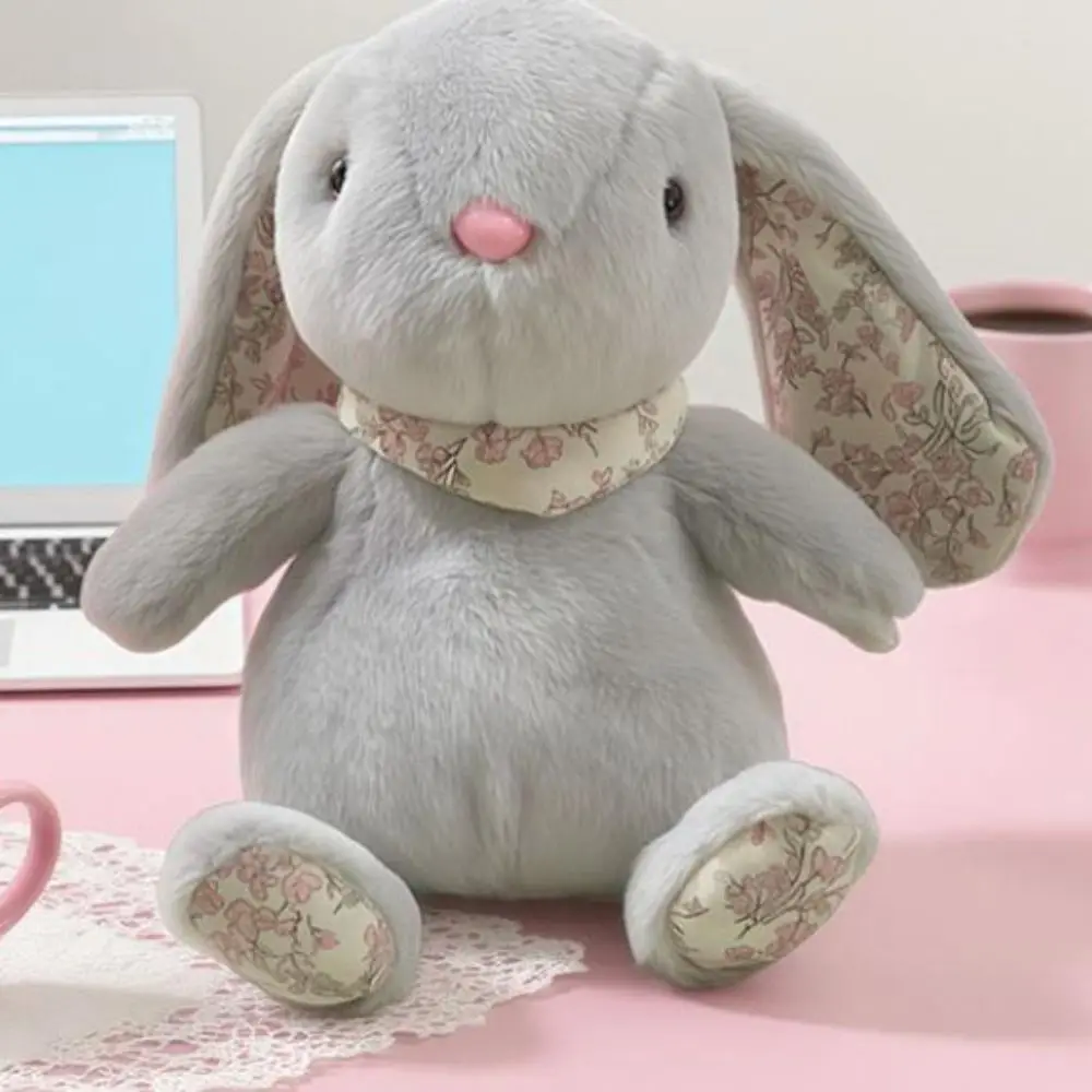 Inductie Ritme Piano Hangend Oor Konijn Pluche Pop PP Katoen Geluid Muziek Speelgoed Kleine Beer Pluche Sleutelhanger Zacht Draagbaar