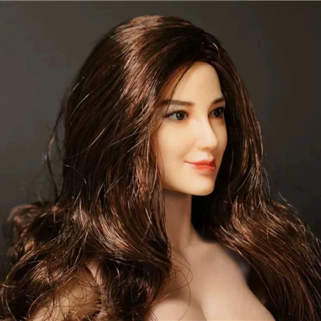 

1:6 Scale Expression Angelaba curls Head Sculpt Carving Toy For 12" Figure 12'' Action Figure Body Movie Model Toys