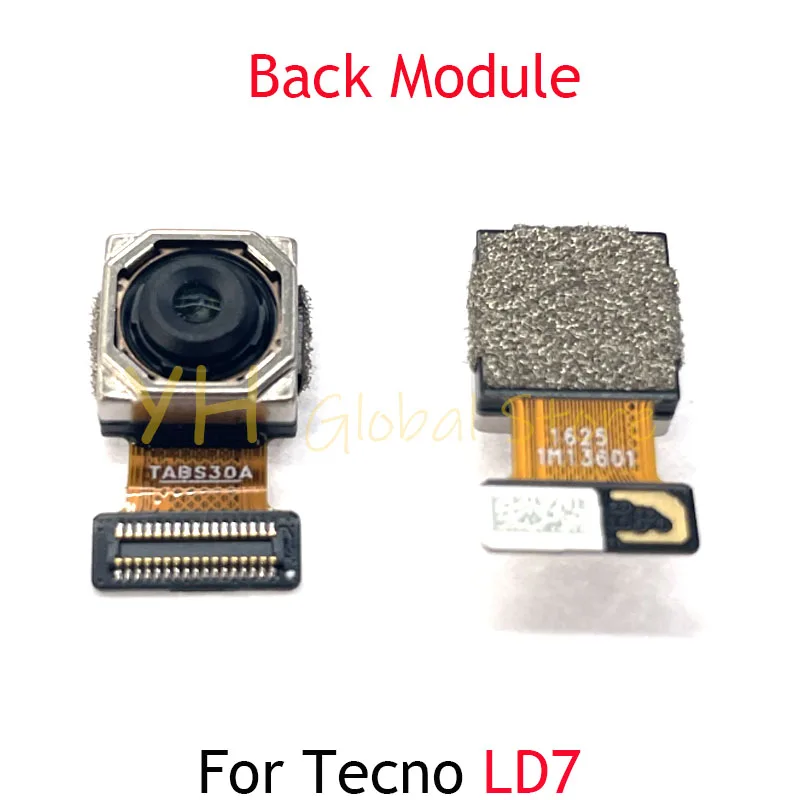 For Tecno Pova LD7 Rear Back Big Front Camera Module Flex Cable Repair Part