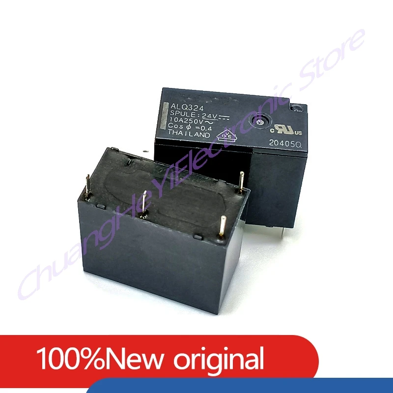 5Pcs/Lot New Original Relay ALQ312 ALQ305 ALQ324 10A 5PIN Rele 5V 12V 24V