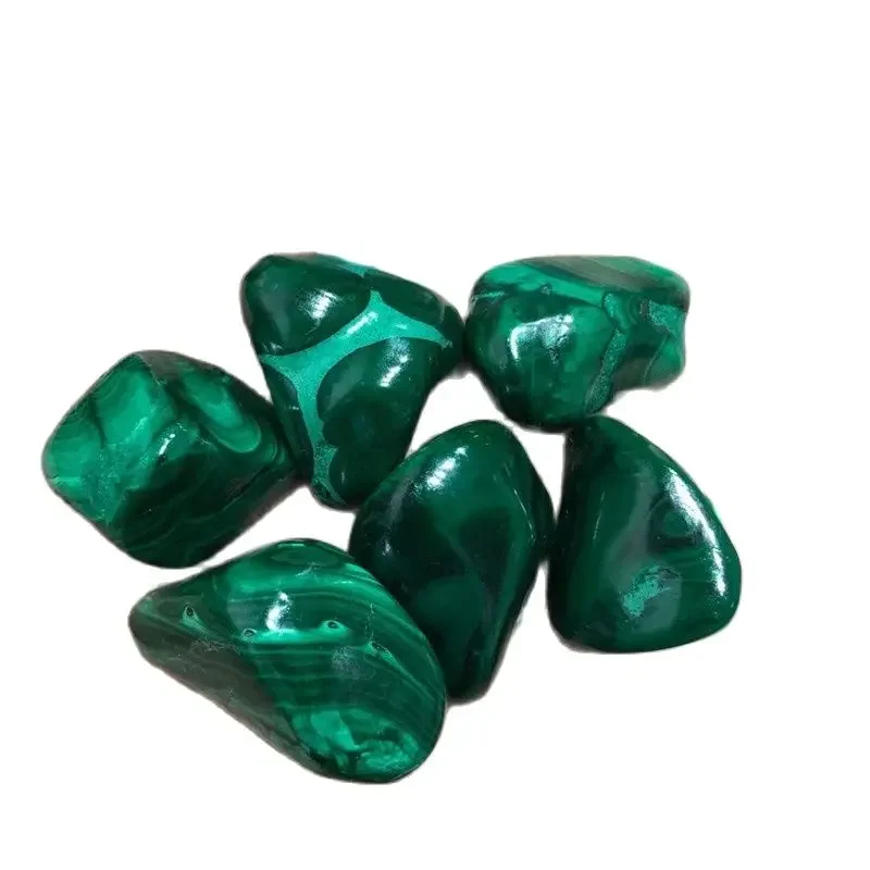 Natural Green Malachite Stone Crystal Clastic Rock Tumbled Stones Healing Quartz Gravel Collectible Minerals Specimen