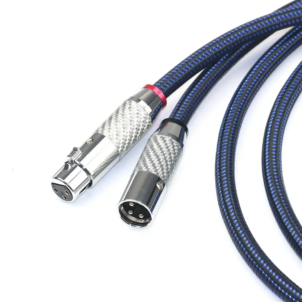 Original Japanese FURUTECH DAS-4.1 Alpha OCC-DUCC flagship HiFi speaker XLR plug balance cable audio cable signal cable