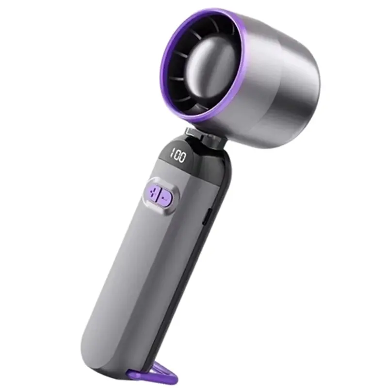 

A83G-Foldable Portable Handheld Fan Turbo Fan For Travel 100-Level Free Control High Speed