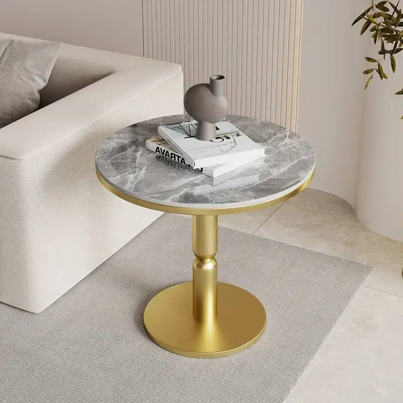 Picture 5: Marble Centerpiece Coffee Table Black Designer Round Modern Coffee Table Side Modern Mini Nordic Mesa De Centro Sala Furniture