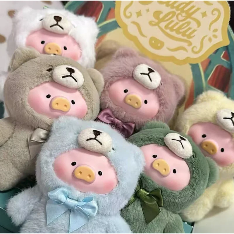 

Новая глухая коробка MINISO, консервированная свинья LuLu Good Time, виниловая плюшевая модель, милый декоративный орнамент, детская игрушка, подарок на день рождения