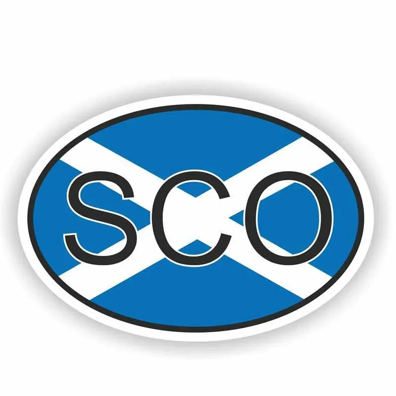

Креативные аксессуары для деревенского кода, SCO SCOTLAND, автомобильная наклейка, наклейка для мотокросса, гоночный шлем для ноутбука, багажник, винил, водонепроницаемый