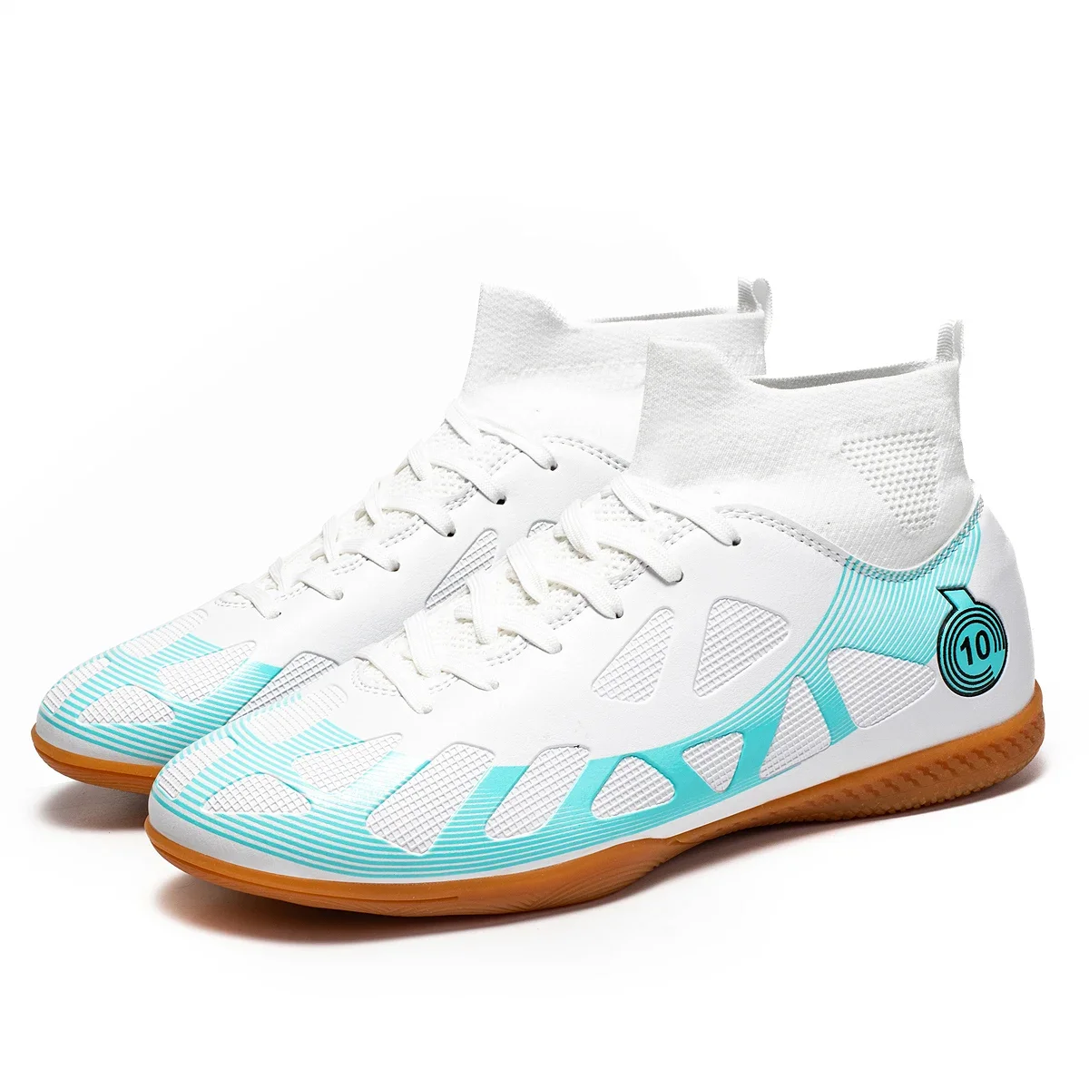 أحذية كرة قدم احترافية ذات قاع مسطح للمراهقين، أحذية تدريب مريحة ومتينة للبالغين، أحذية كرة قدم غير قابلة للانزلاق