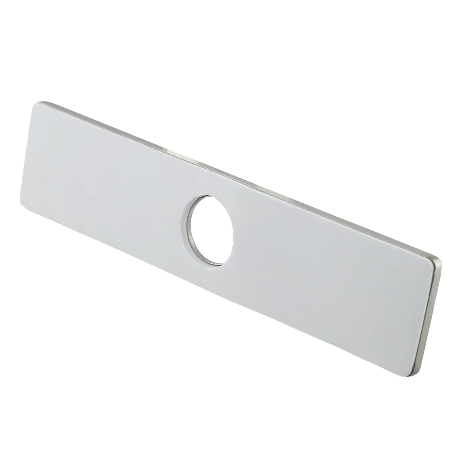 Enhance Your Bathroom's Style with this Modern Faucet Escutcheon Plate Base Compatible with For Single Hole Taps