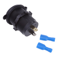 Universal Waterproof Dual USB Socket 1A 2.1a Red LED Light Car Boat Motorcycle Charging Adapter for Auto Vehicle