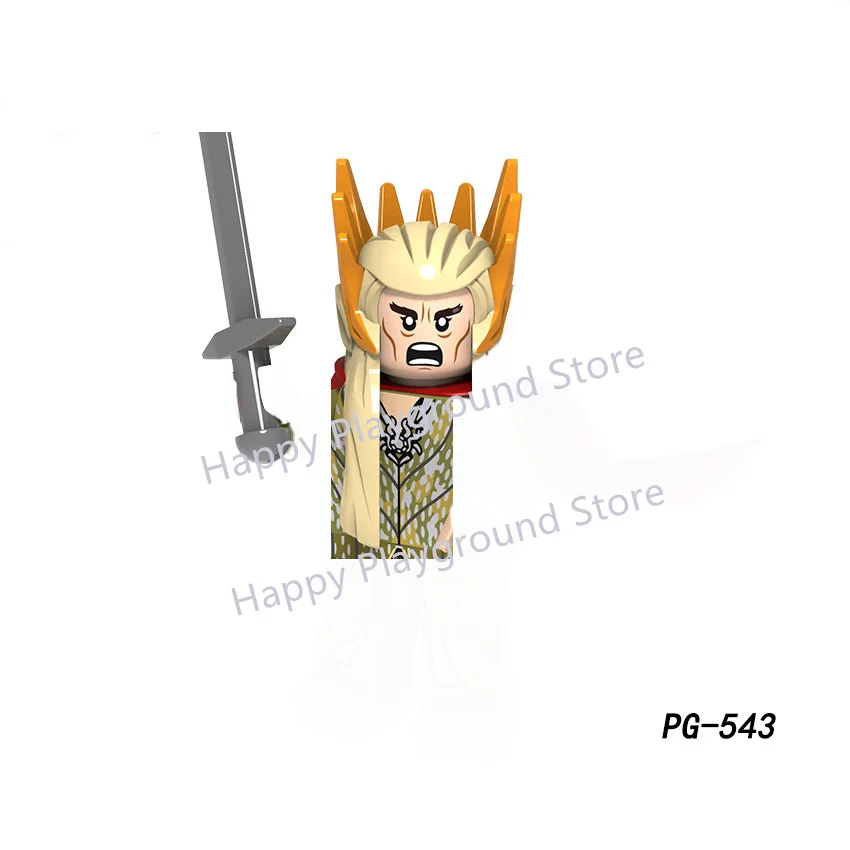 Nieuwe Lord of the Rings Minifiguur Model Elfen Orcs Leger Gandalf Saruman Game of Thrones Actiefiguur Bouwstenen Kinderspeelgoed Cadeaus - afbeelding 1