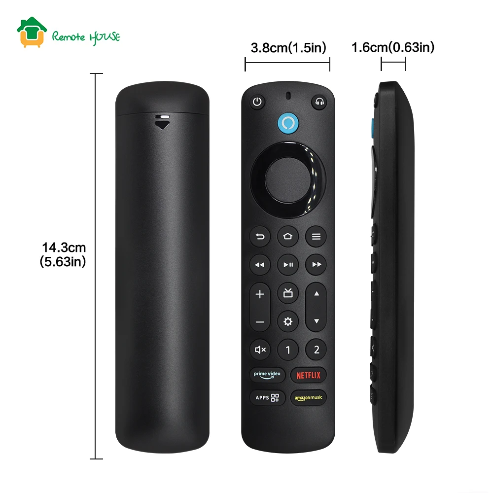 AF-V10 Amazon Alexa Fire TV Voice Remote for Devices Compatible with Fire TV Omni Series/Fire 4-Series Smart TVs