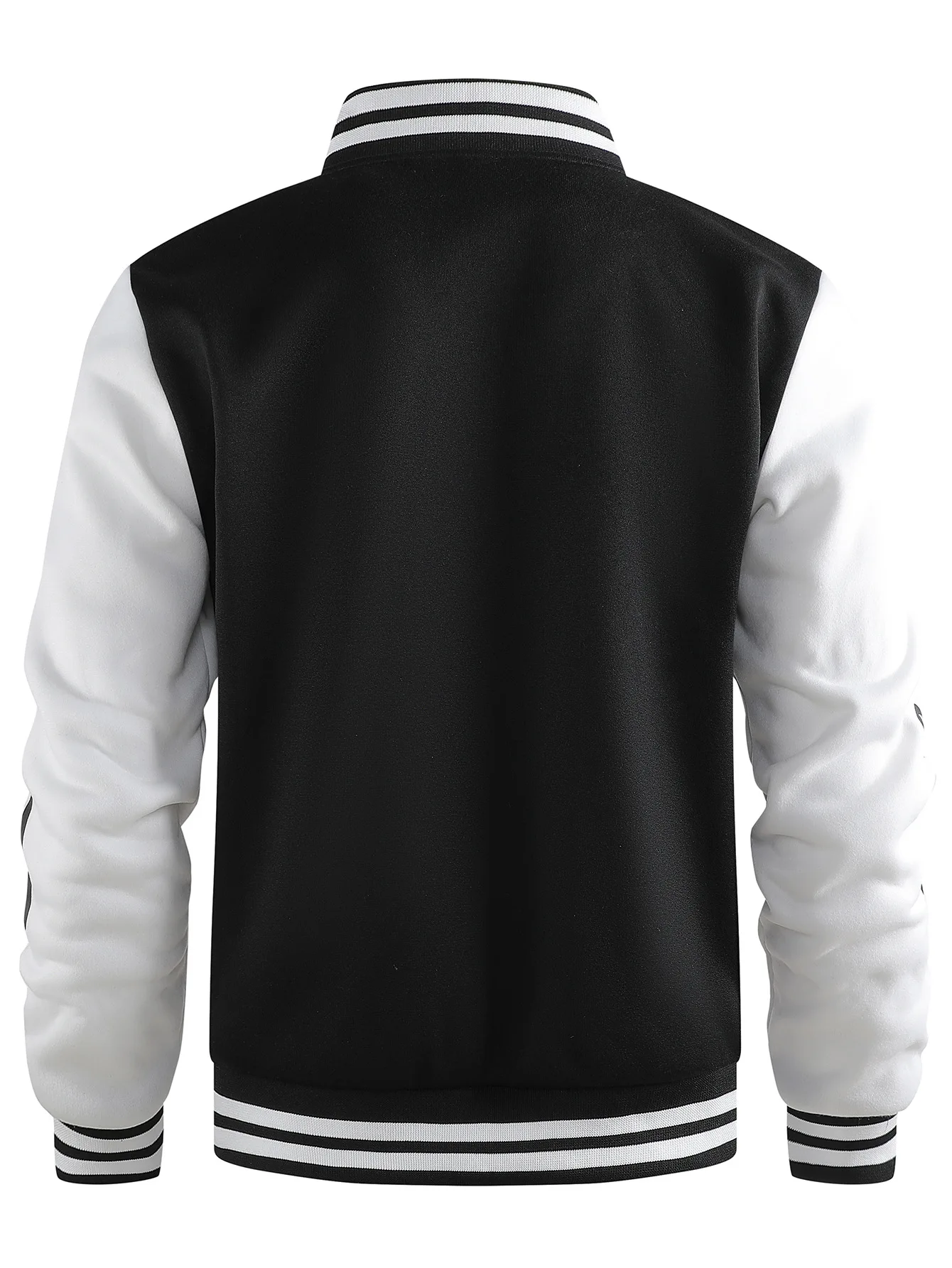 Men's Casual Jacket with Spring Print and Color Matching