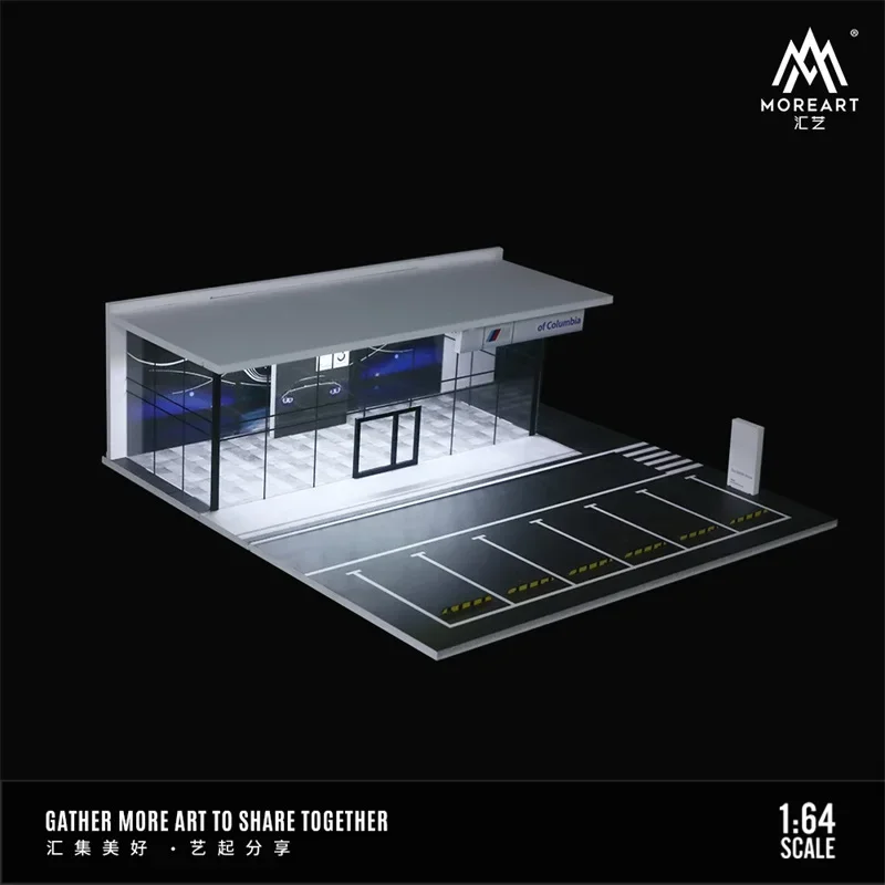 MoreArt 1:64 4S SHOWROOM MODEL Diorama