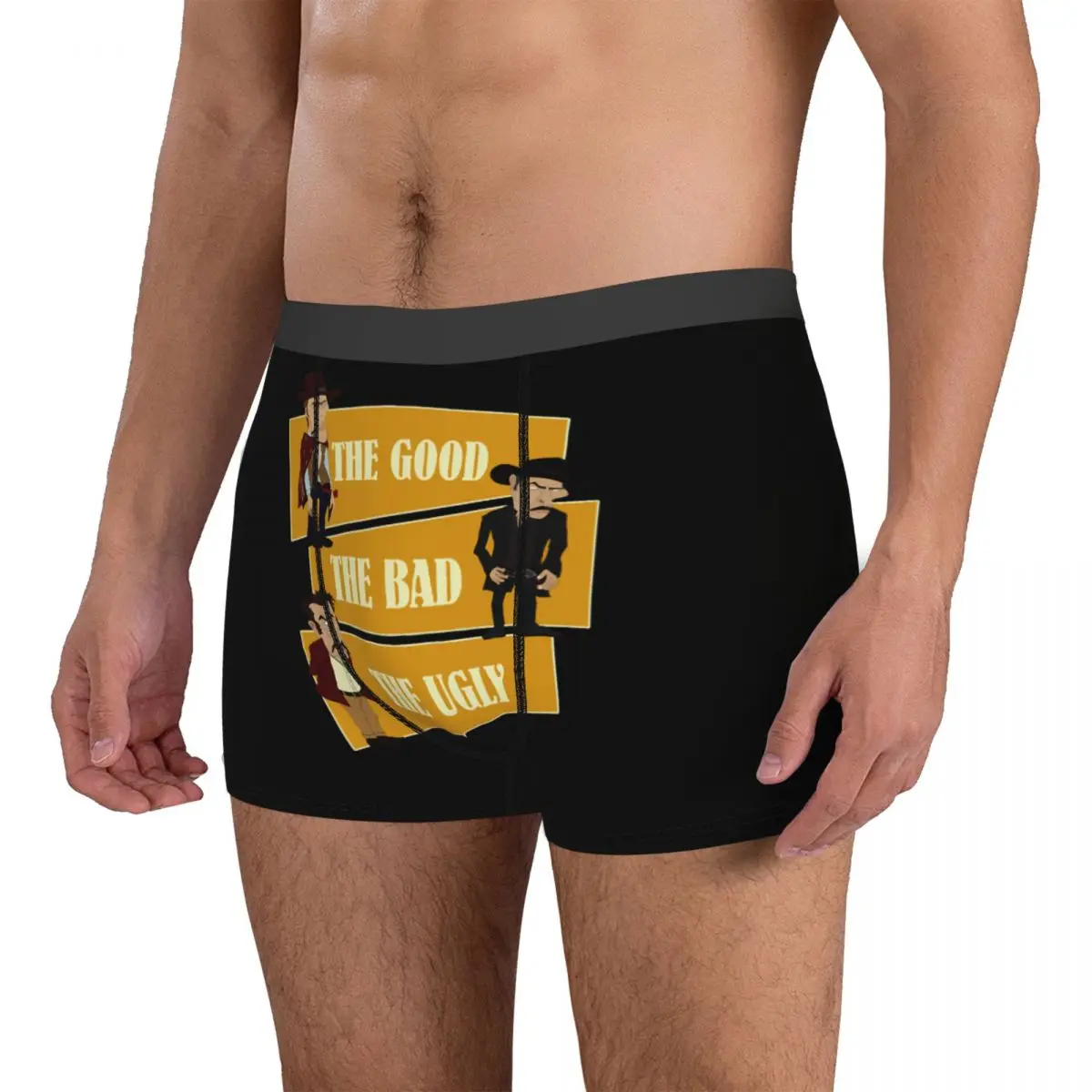 Smalls Captain Tsubasa The Good The Bad The Ugly 8 Exotic Men's Boxer Briefs Funny Funny Geek Winter Wearable