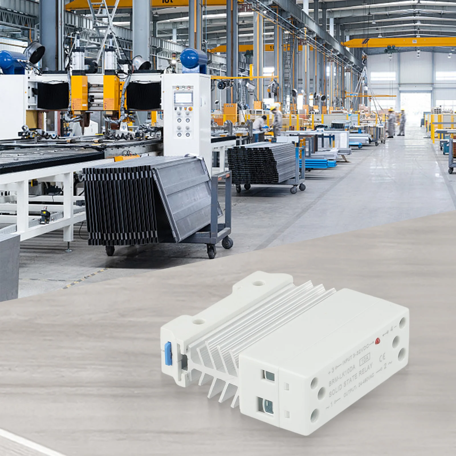 

Solid State Relay Module Integrated Solid State Relay For Safe Operation Optocoupler Advantages With Heat Sink